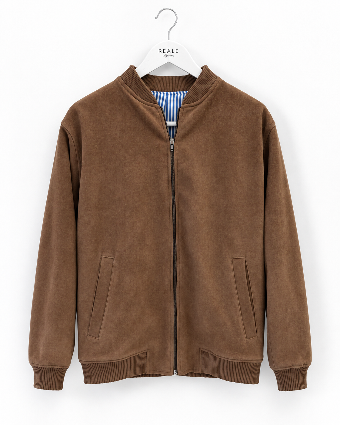 Jaqueta “Bomber” Chamois Café