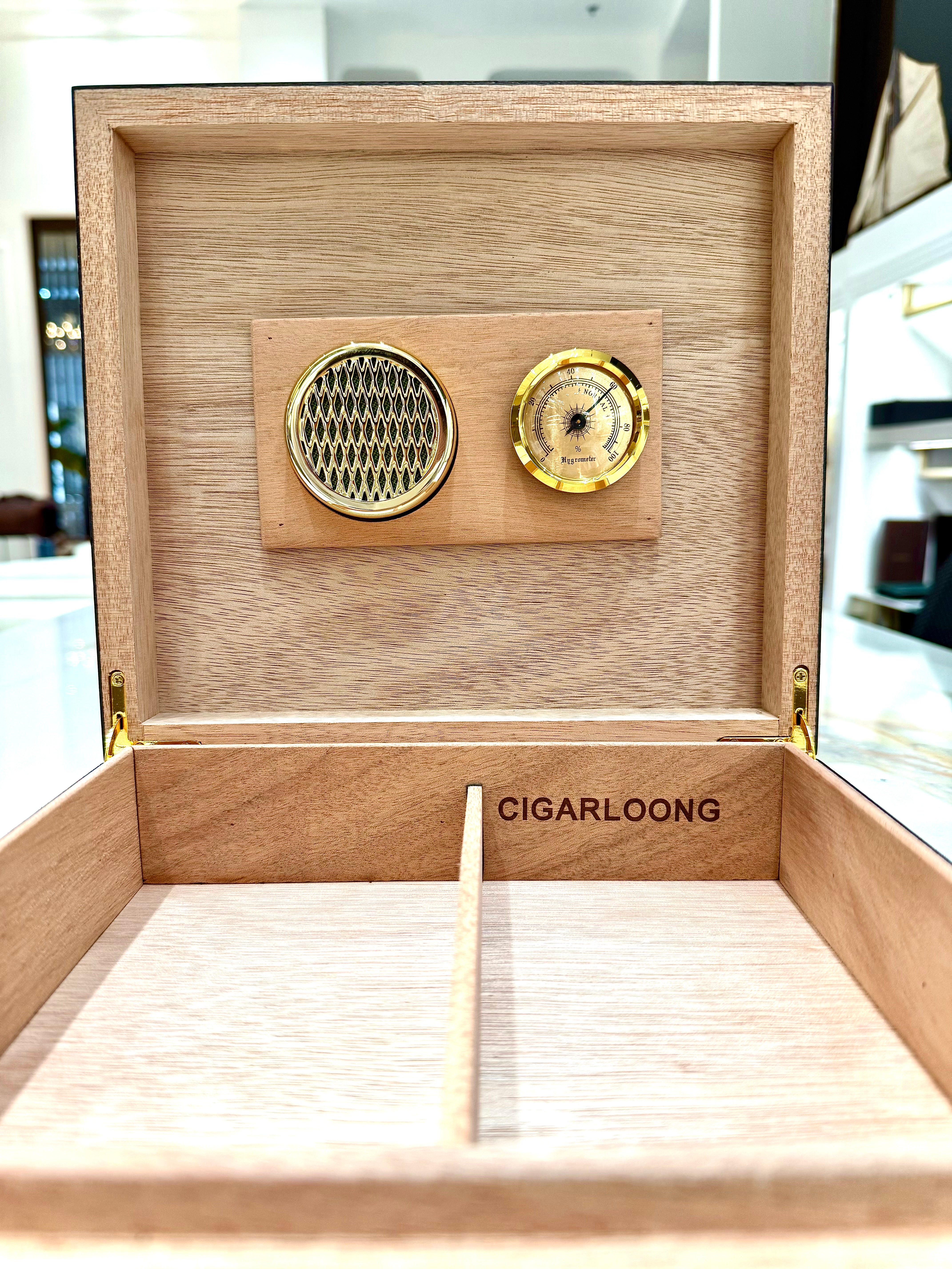 Humidor para Charutos em Radica