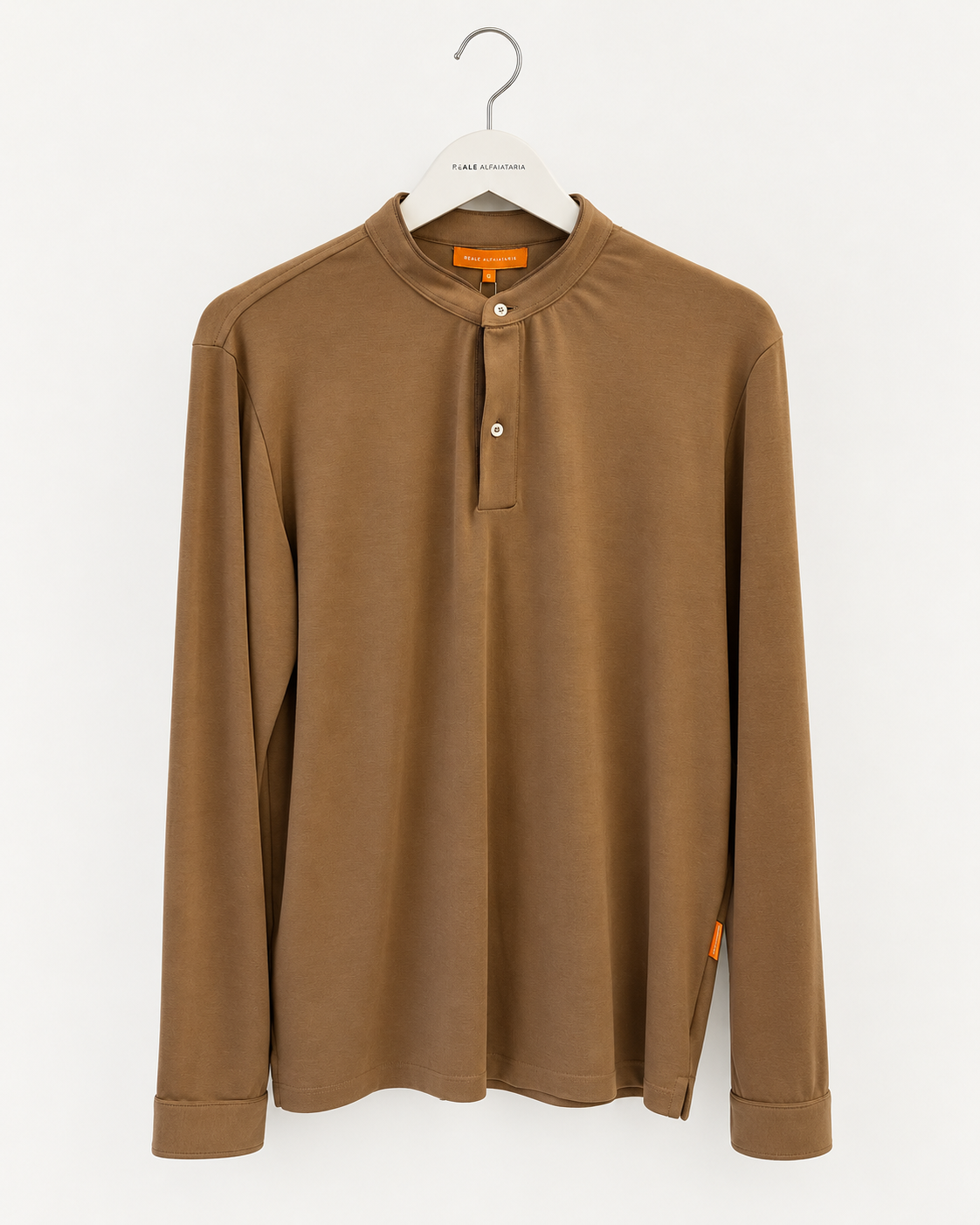 Polo Pima Manga Longa Terra