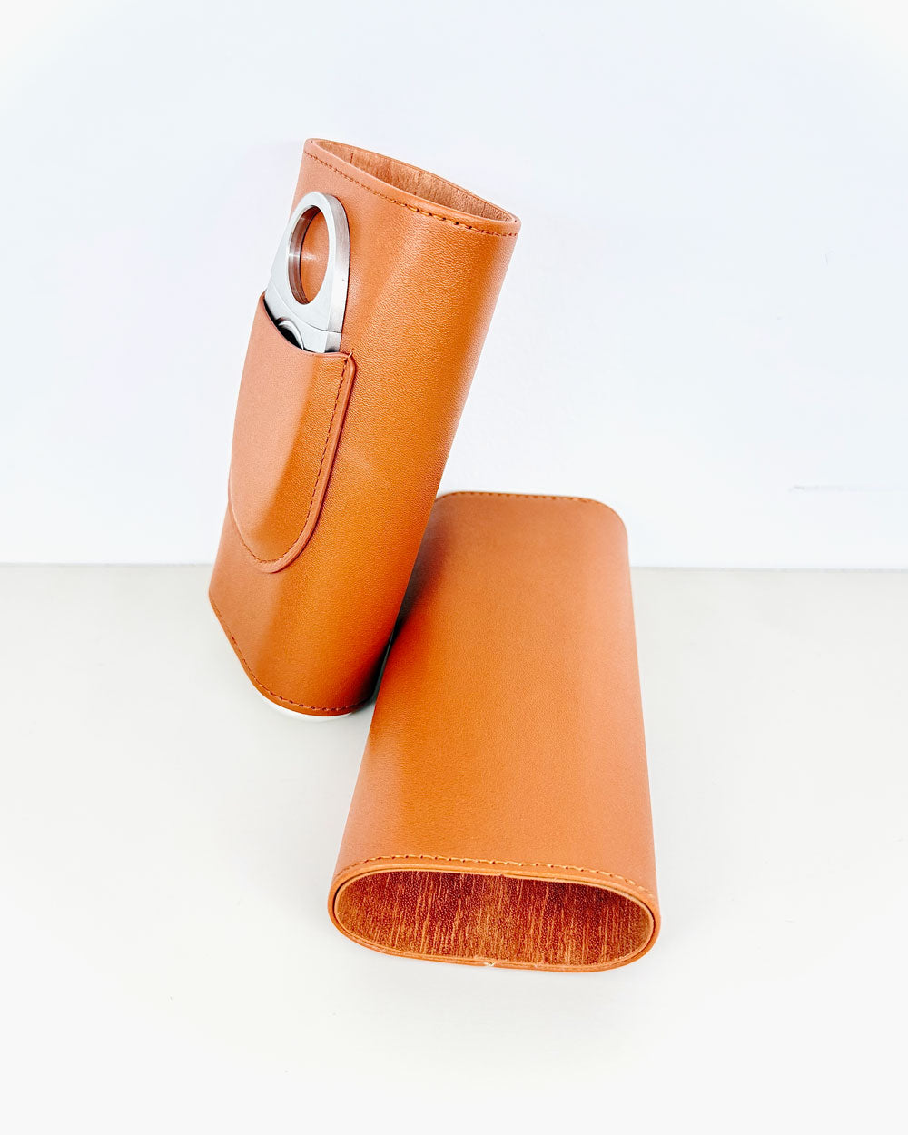 Case para Charutos Couro Whisky