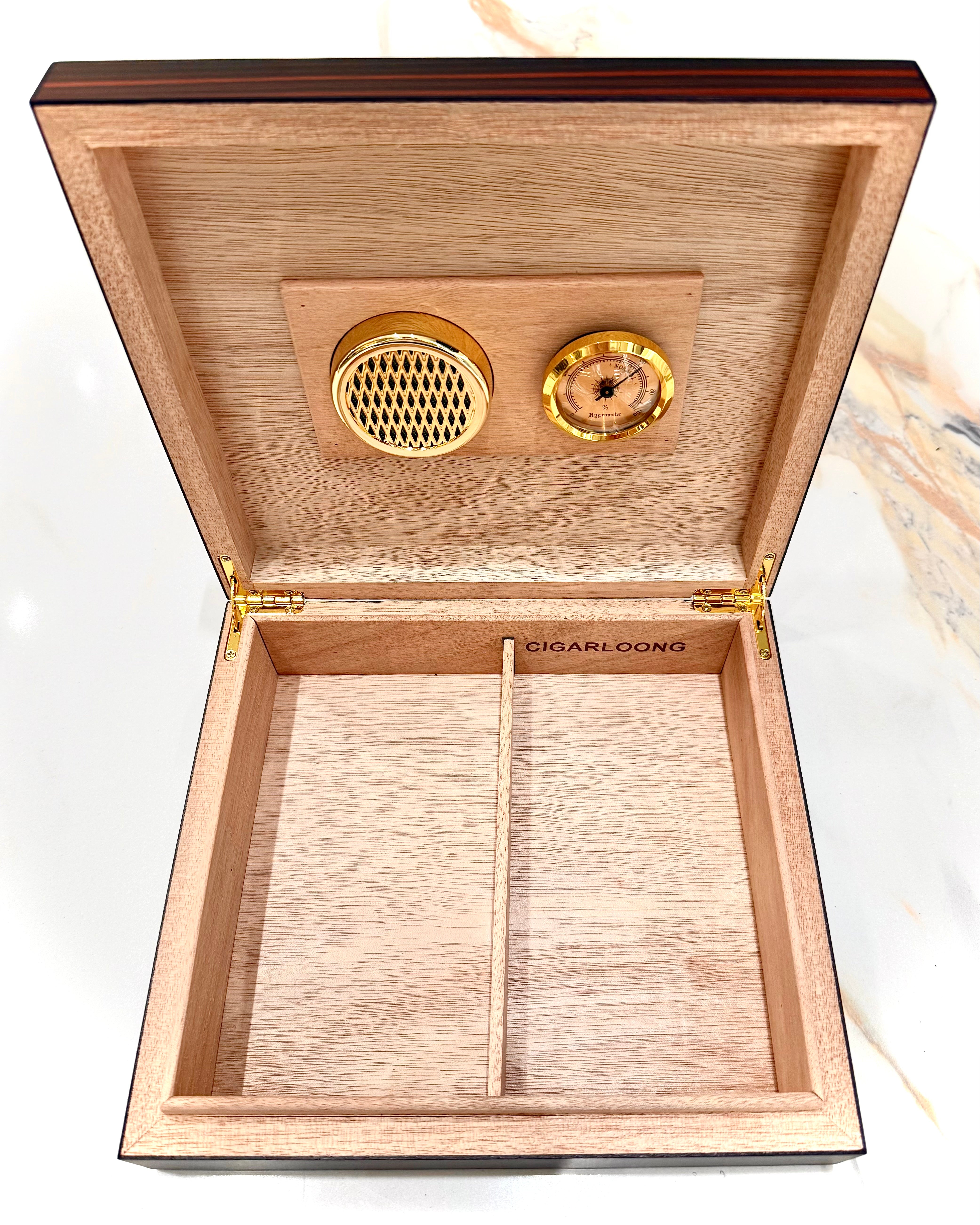 Humidor para Charutos em Radica
