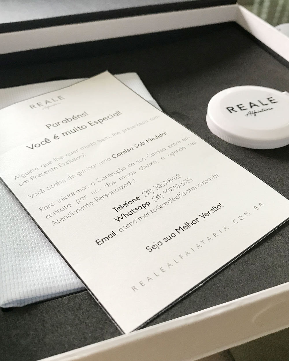 GIFT BOX - Vale Camisa Sob Medida