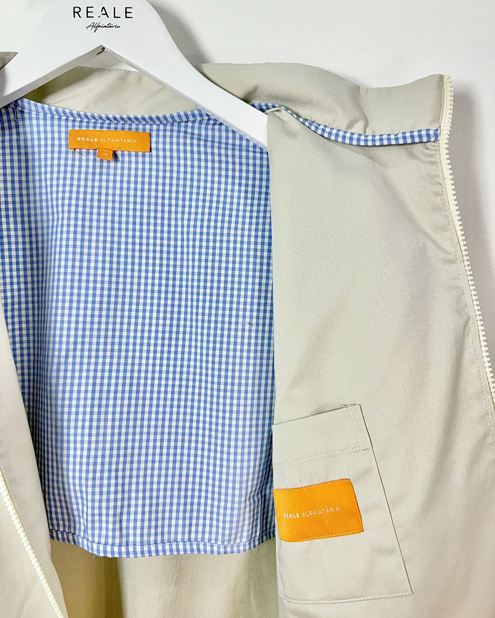 Jaqueta "Bomber" Chino Bege
