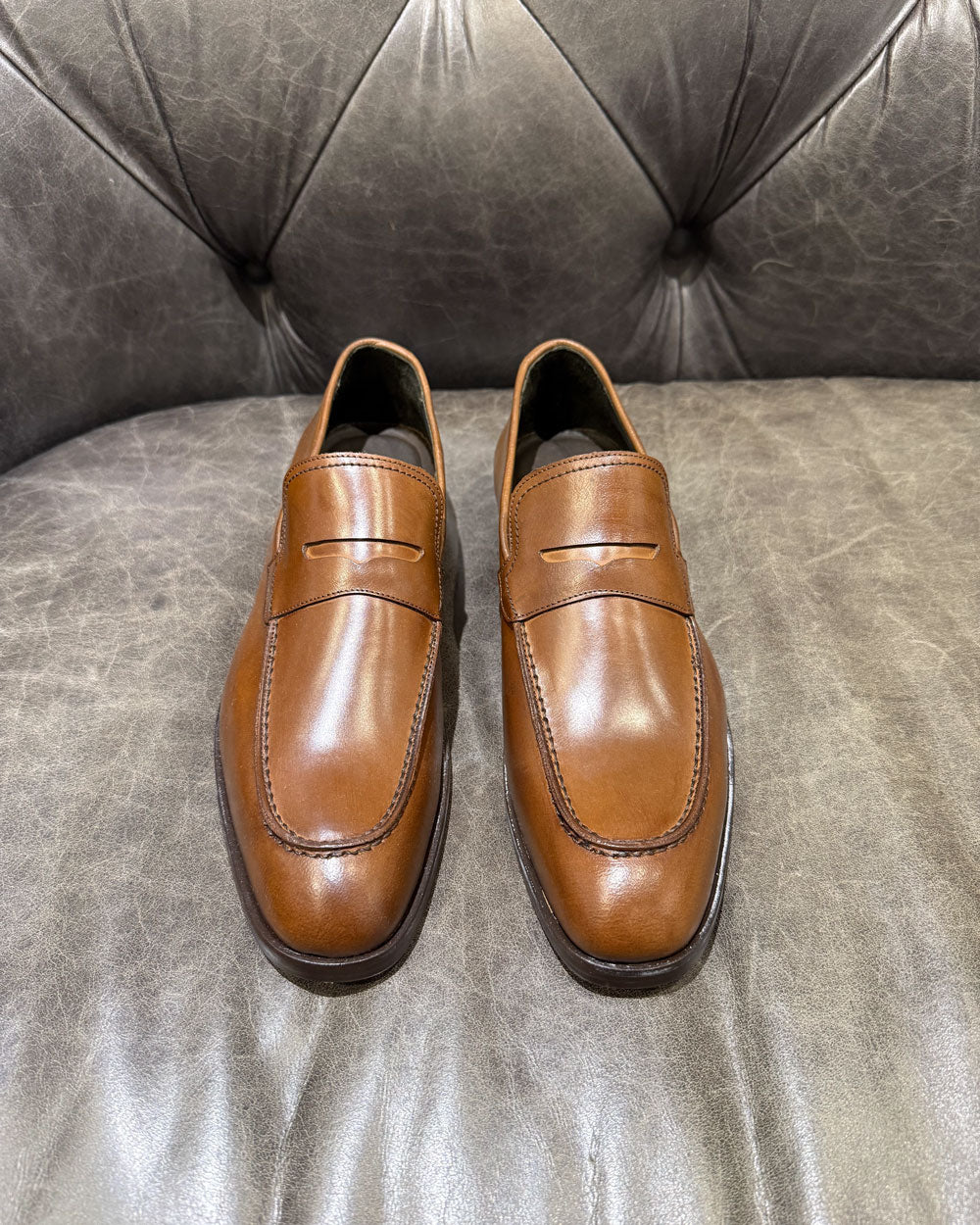 Mocassim Social Estilo Loafer Café