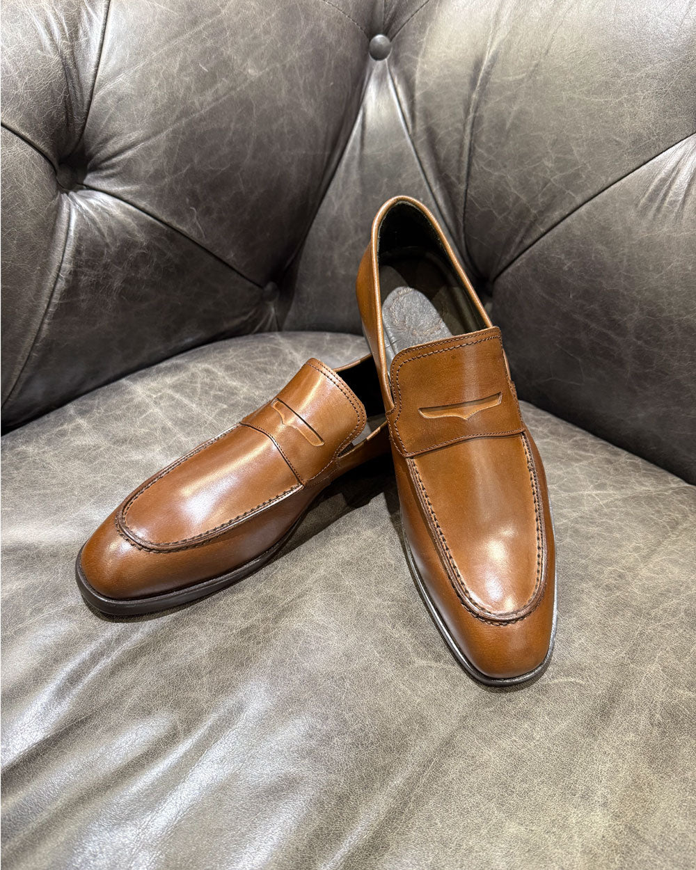 Mocassim Social Estilo Loafer Café