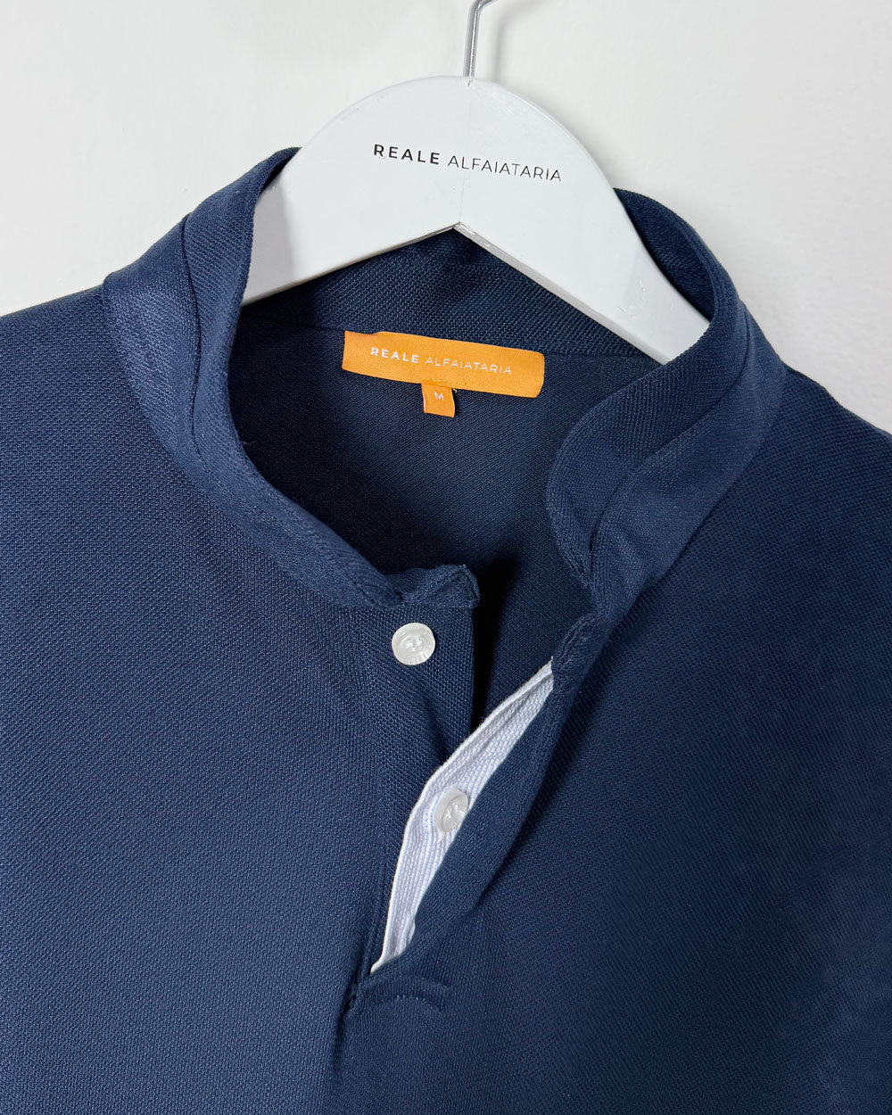 Polo Mandarin Modal Marinho