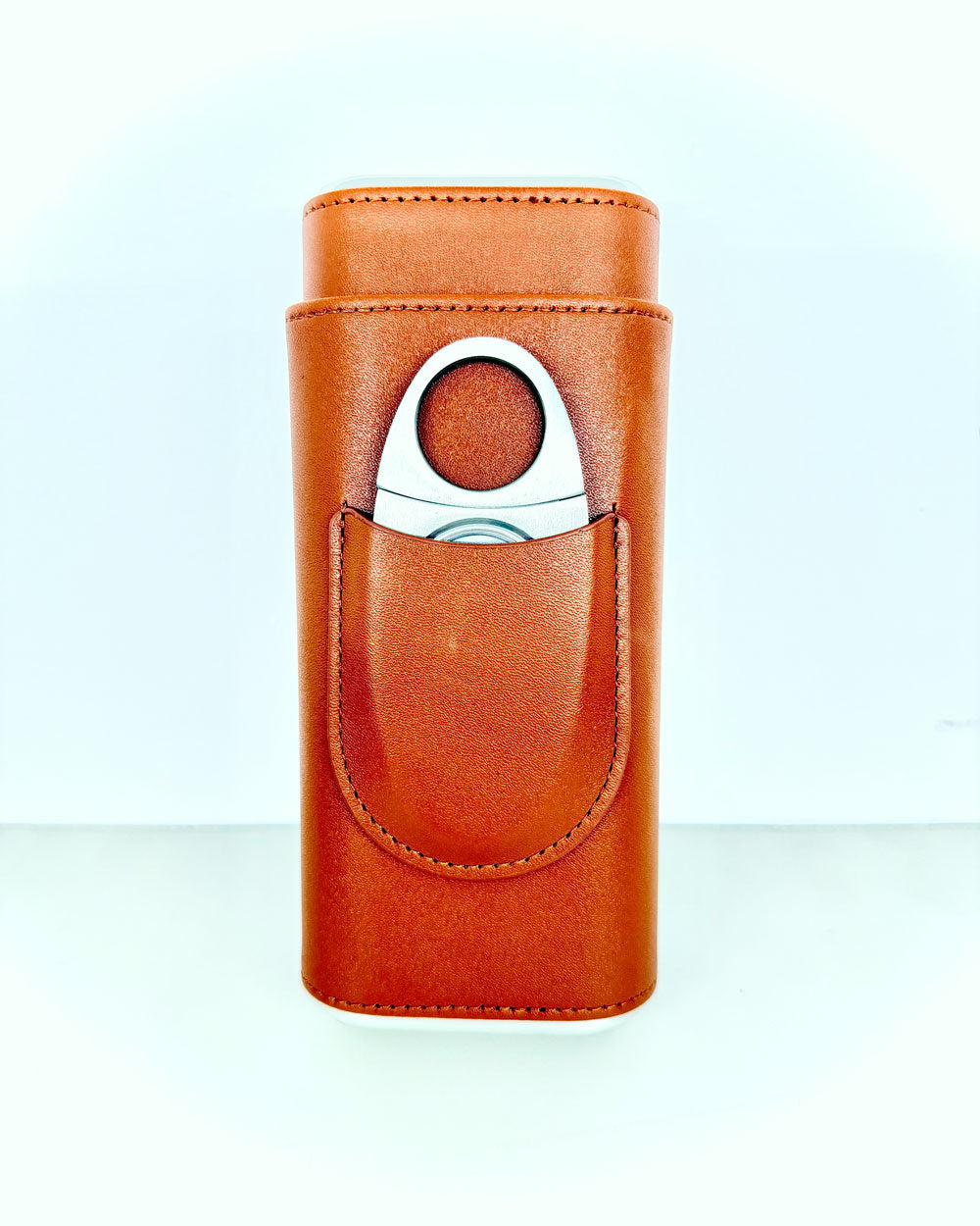 Case para Charutos Couro Whisky