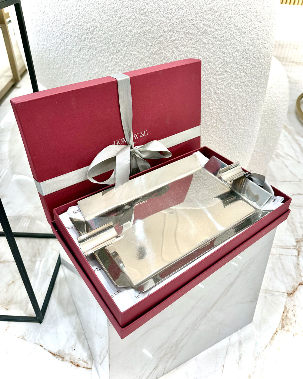 Cinzeiro para Charutos em Aço Inox - HOME WISH