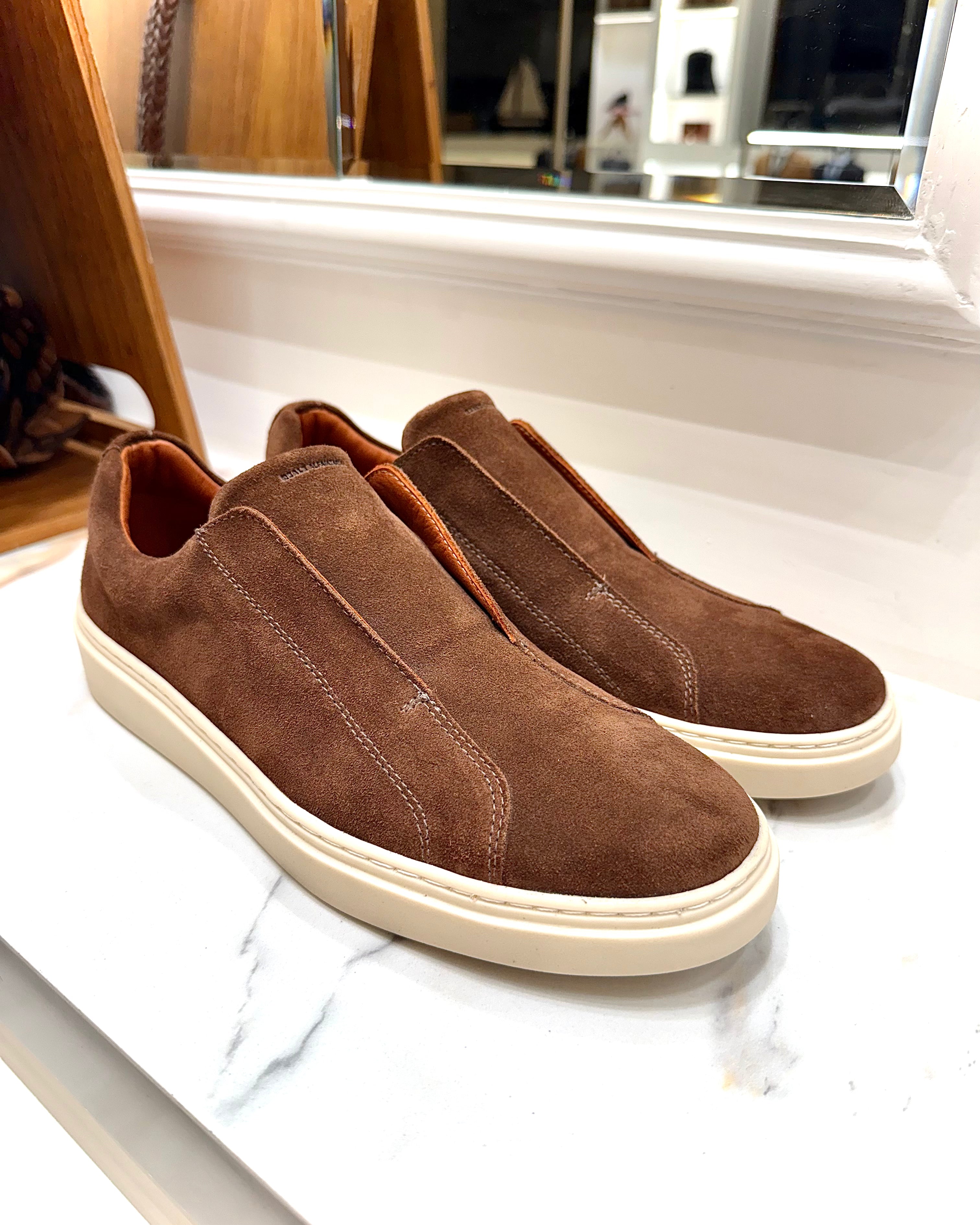 Slip-On “Monte Carlo” em Camurça Café