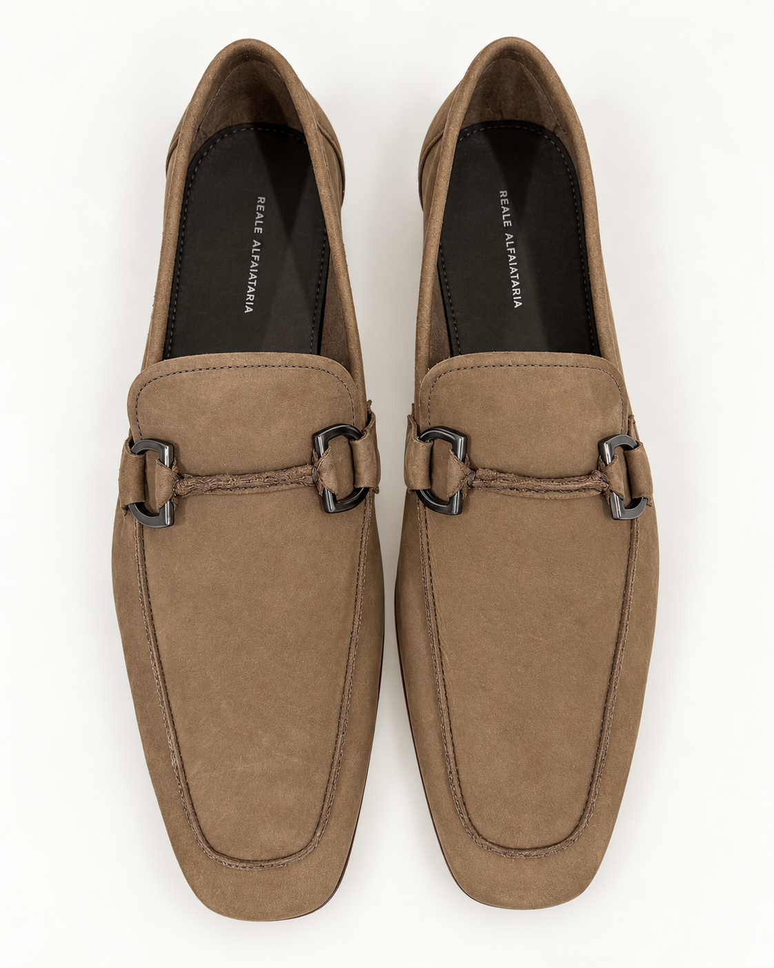 Mocassim Casual “Charles” em Nobuck Areia