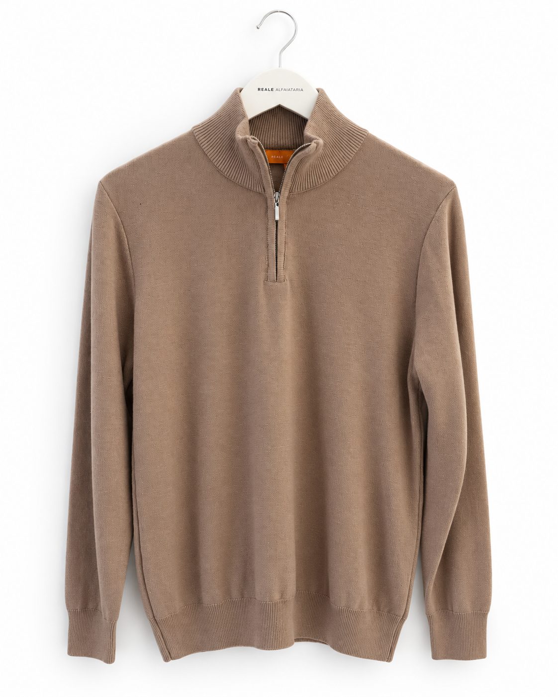 Sweater Semi-Zíper Capuccino