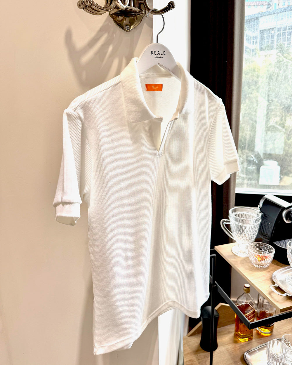 Polo Tricot Branco