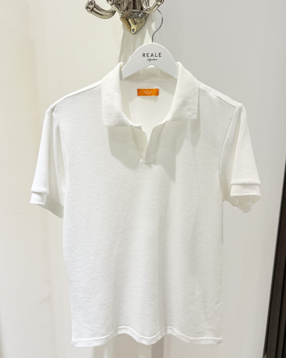 Polo Tricot Branco