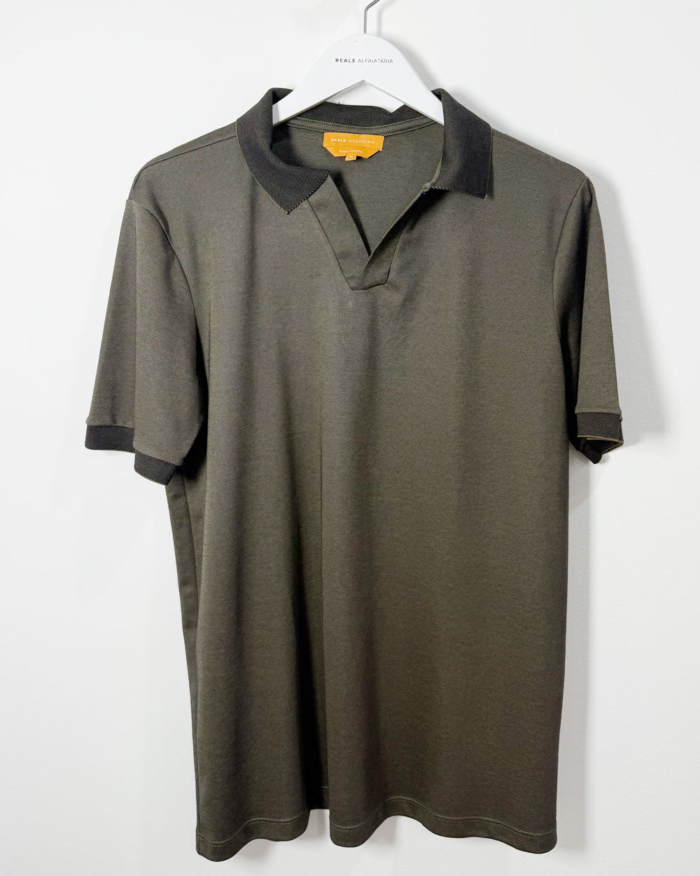 Polo Perfect Piquet Pima Verde Musgo