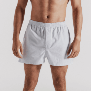 Boxer Pijama | 100% Algodão Flanelado | Branco